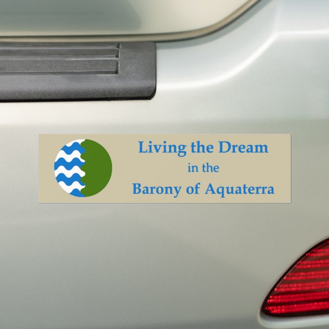 Autocollant De Voiture SCA Aquaterra Bumper Sticker (En voiture)
