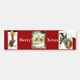 Autocollant De Voiture Scène de Noël