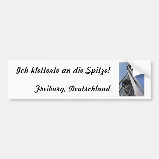 Autocollant De Voiture Schlossberg (Devant)