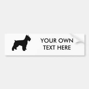 Autocollant De Voiture Schnauzer miniature