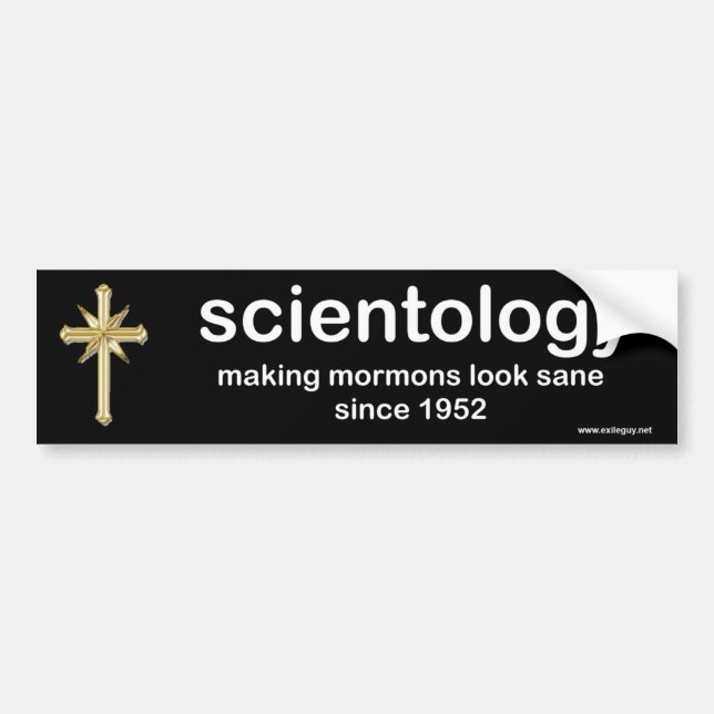 Autocollant De Voiture scientology (Devant)