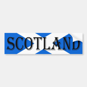 Autocollant De Voiture Scotland Flag Scotland Bumper Sticker arc1