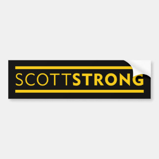 AUTOCOLLANT DE VOITURE SCOTTSTRONG BUMPERSTICKER