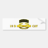 Scout de l'étiquette 19D Cav de tireur isolé