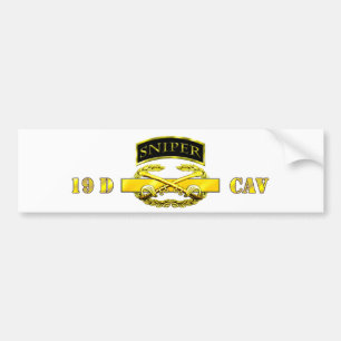 Autocollant De Voiture Scout de l'étiquette 19D Cav de tireur isolé