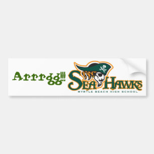 Autocollant De Voiture Seahawk "Arrgg ! ! !" Adhésif pour pare-chocs