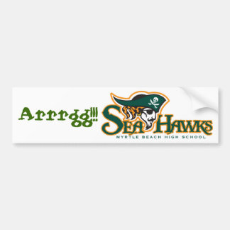 Autocollant De Voiture Seahawk "Arrgg ! ! !" Adhésif pour pare-chocs