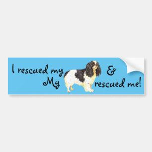 Autocollant De Voiture Secourir English Toy Spaniel