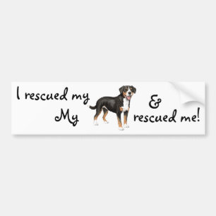Autocollant De Voiture Secourir Entlebucher Mountain Dog