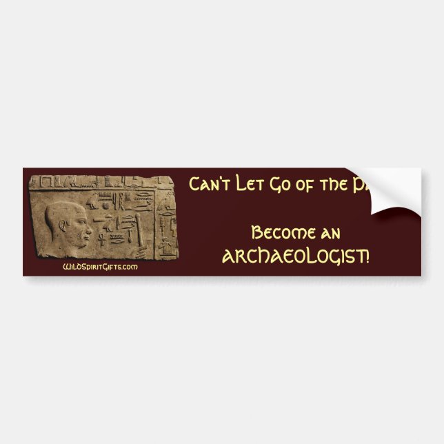 Autocollant De Voiture Secours artistique égyptien antique sur Faux Papyr (Devant)
