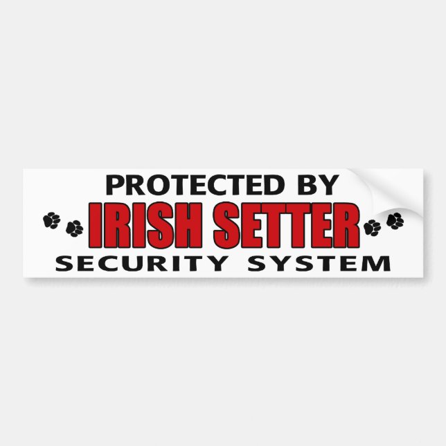 Autocollant De Voiture Sécurité du secteur irlandais (Devant)
