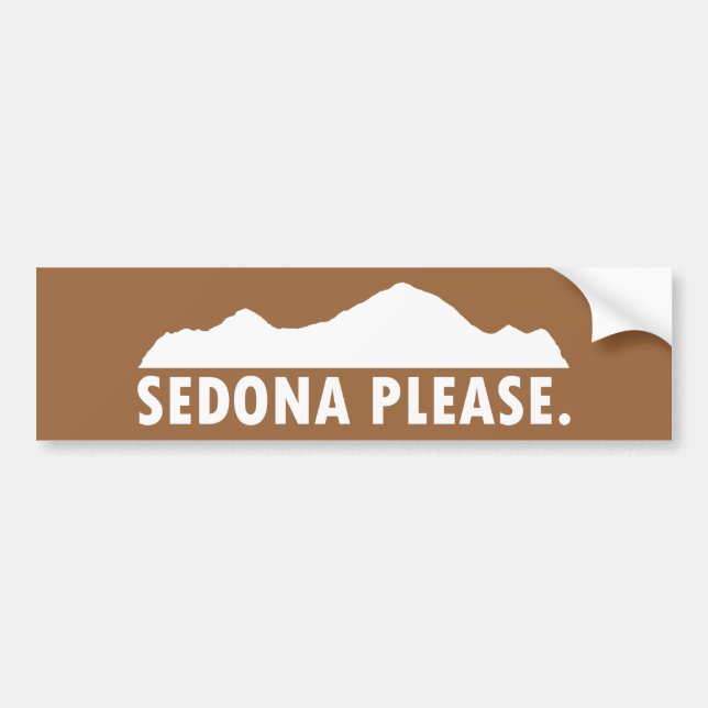 Autocollant De Voiture Sedona S'Il Vous Plaît (Devant)