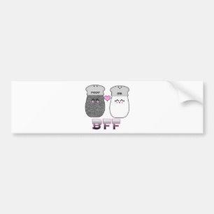 Autocollant De Voiture Sel Kawaii n poivre BFF