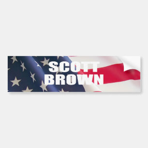 AUTOCOLLANT DE VOITURE SÉNATEUR SCOTT BROWN