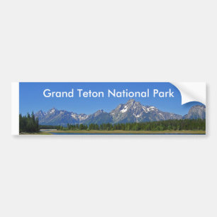 Autocollant De Voiture Série grande 9 de parc national de Teton