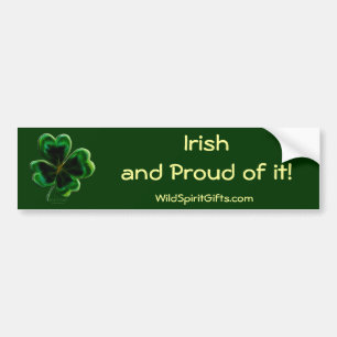 Autocollant De Voiture Série Shamrock irlandaise