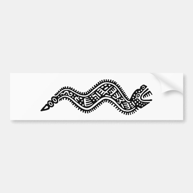Autocollant De Voiture Serpent mexicain (Devant)
