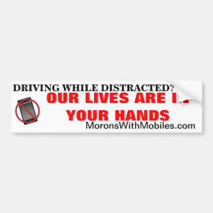 Autocollant De Voiture Service de mini-messages tout en conduisant