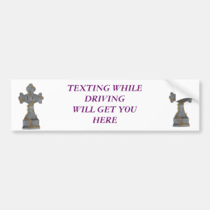 Autocollant De Voiture Service de mini-messages tout en conduisant
