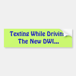 Autocollant De Voiture Service de mini-messages tout en conduisant : Le