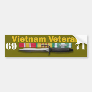Autocollant De Voiture Service de vétéran du Vietnam - adhésif pour