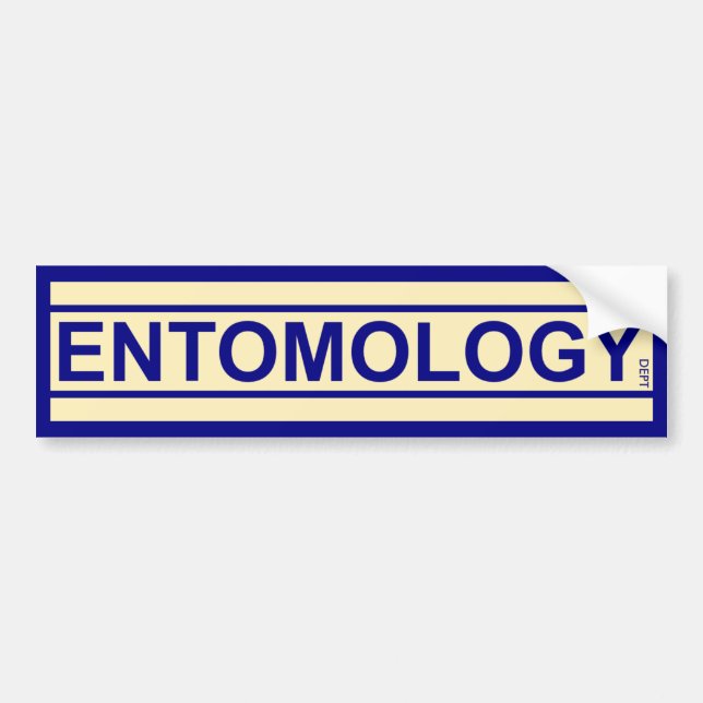 Autocollant De Voiture Service d'entomologie (Devant)