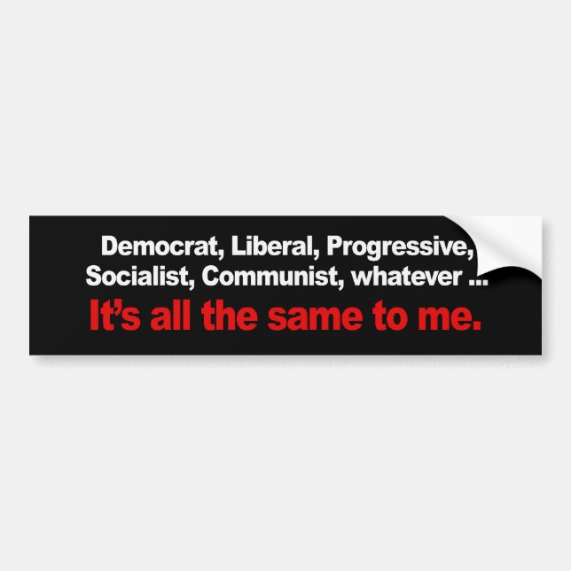 Autocollant De Voiture SES TOUS LES MÊMES à MOI Bumpersticker (Devant)