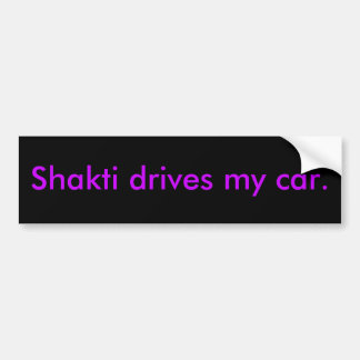Autocollant De Voiture Shakti conduit ma voiture