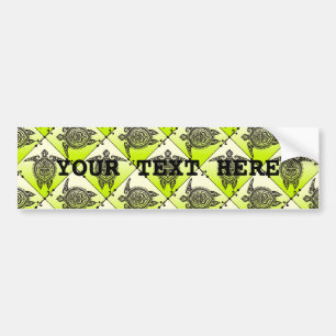 Autocollant De Voiture Shamanic Tortues de mer Motif - vert