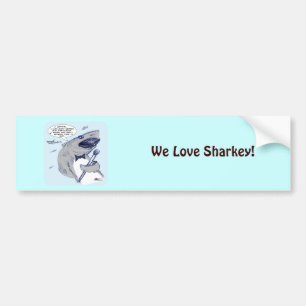 Autocollant De Voiture Sharkey Finatra Swimmin
