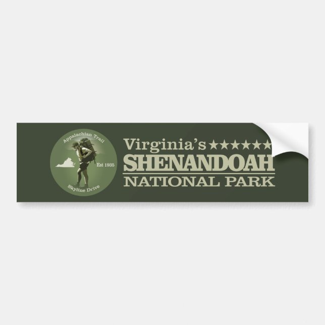 Autocollant De Voiture Shenandoah NP (Devant)