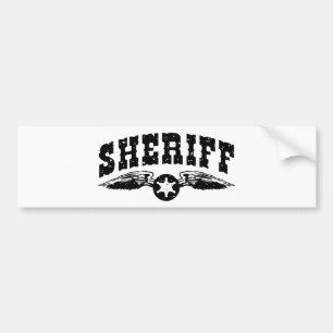Autocollant De Voiture Sheriff