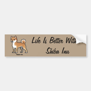 Autocollant De Voiture shiba inu