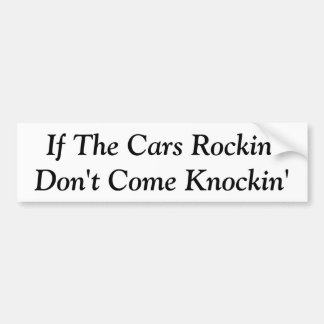 Autocollant De Voiture Si les voitures Rockin - adhésif pour pare-chocs