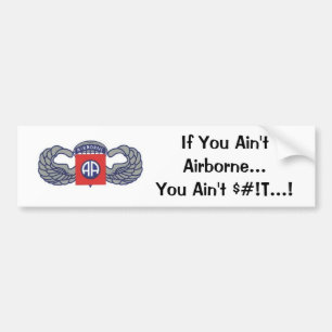 Autocollant De Voiture Si vous Aint aéroporté… vous Aint S# ! T