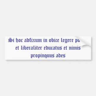 Autocollant De Voiture Si vous pouvez lire cet adhésif pour pare-chocs,