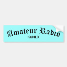 Autocollant De Voiture Signal radio et d'appel amateur