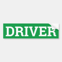 Signe de CONDUCTEUR/sticker/MAGNET