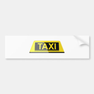 Autocollant De Voiture Signe de taxi