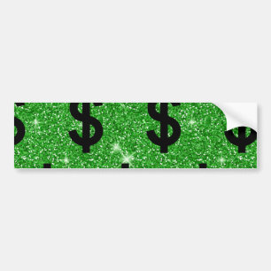 Autocollant De Voiture Signe dollar noir argent entrepreneur Wall Street