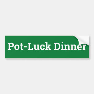 Autocollant De Voiture Signe du dîner en pot