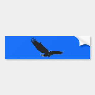 Autocollant De Voiture Silhouette de l'aigle d'atterrissage