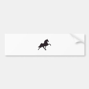 Autocollant De Voiture Silhouette de marche de cheval