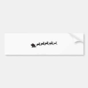 Autocollant De Voiture Silhouette de sergé père Noël