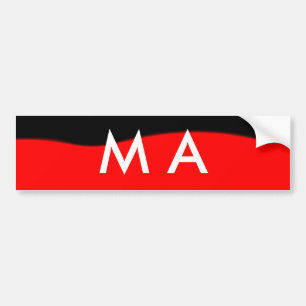 Autocollant De Voiture Simple monogramme ajouter votre nom lettre man min