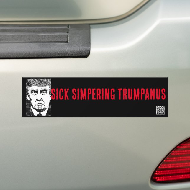 AUTOCOLLANT DE VOITURE SIMPLE SIMPLE TRUMPANUS (En voiture)