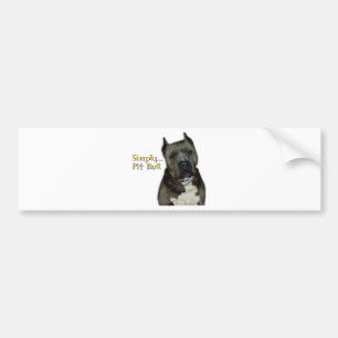 Autocollant De Voiture Simplement PitBull
