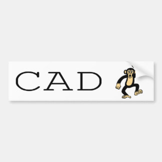 Autocollant De Voiture Singe 1 de DAO