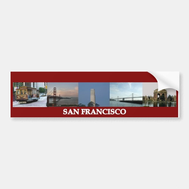 Autocollant De Voiture Sites de San Francisco (Devant)