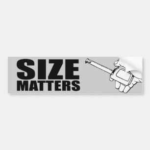 Autocollant De Voiture SIZE MATTERS -.png